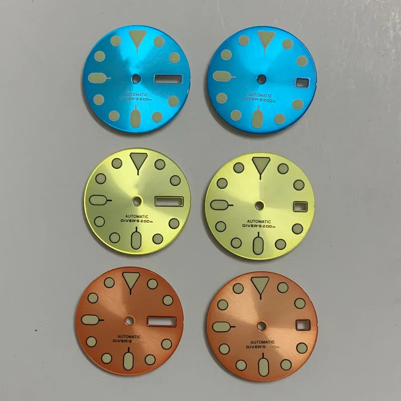 Special enamel dial color Japanese super C3 luminous SKX007 / abalone /turtle watch MOD NH35/36mm Movement accessories Date-day