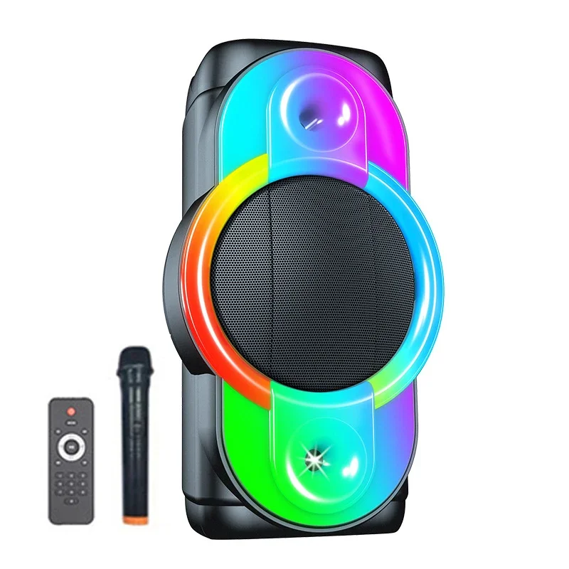 

Женская 3000 Вт, пиковая мощность, 12-дюймовая тележка, модное красочное освещение, Bluetooth-динамик, квадратная танцевальная статуэтка, USB