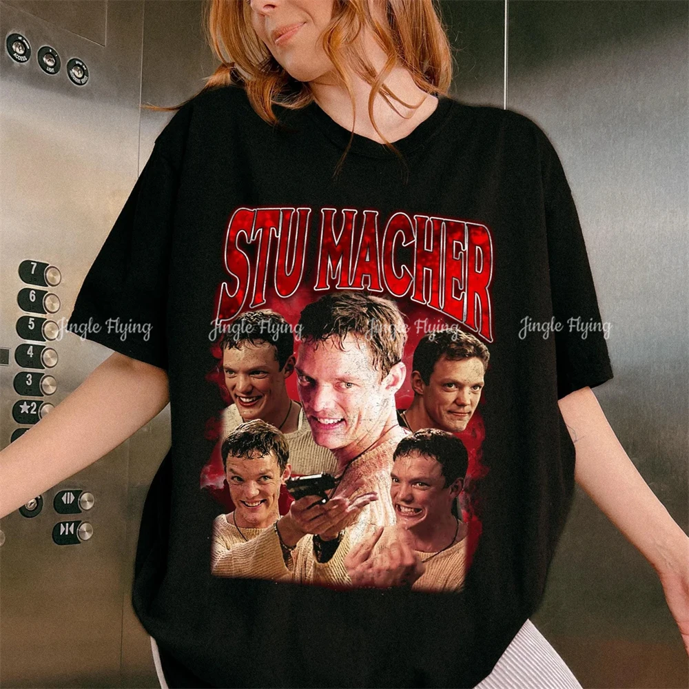 Stu Macher Винтажная рубашка в стиле ретро 90-х годов Футболка унисекс из фильма ужасов
