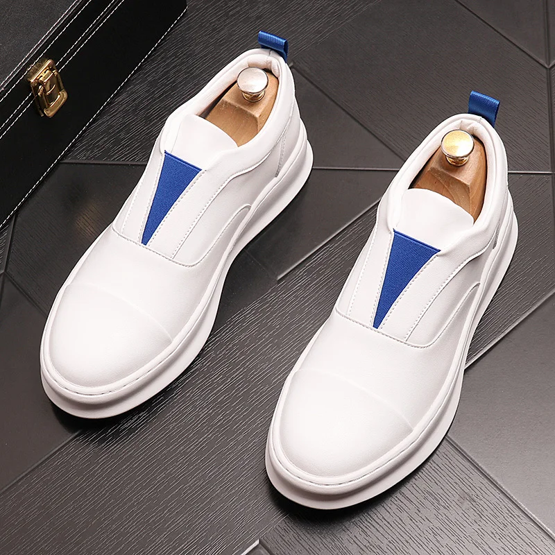 

2022 Men's Xiaobai summer shoes: new net red tide shoes, one foot wearing lazy shoes, white leoford shoes, cover feet, Doudou