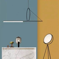 minimalist line chandelier nordic design modern minimalist led lamp for living room dining room kitchen lighting decorative lamp