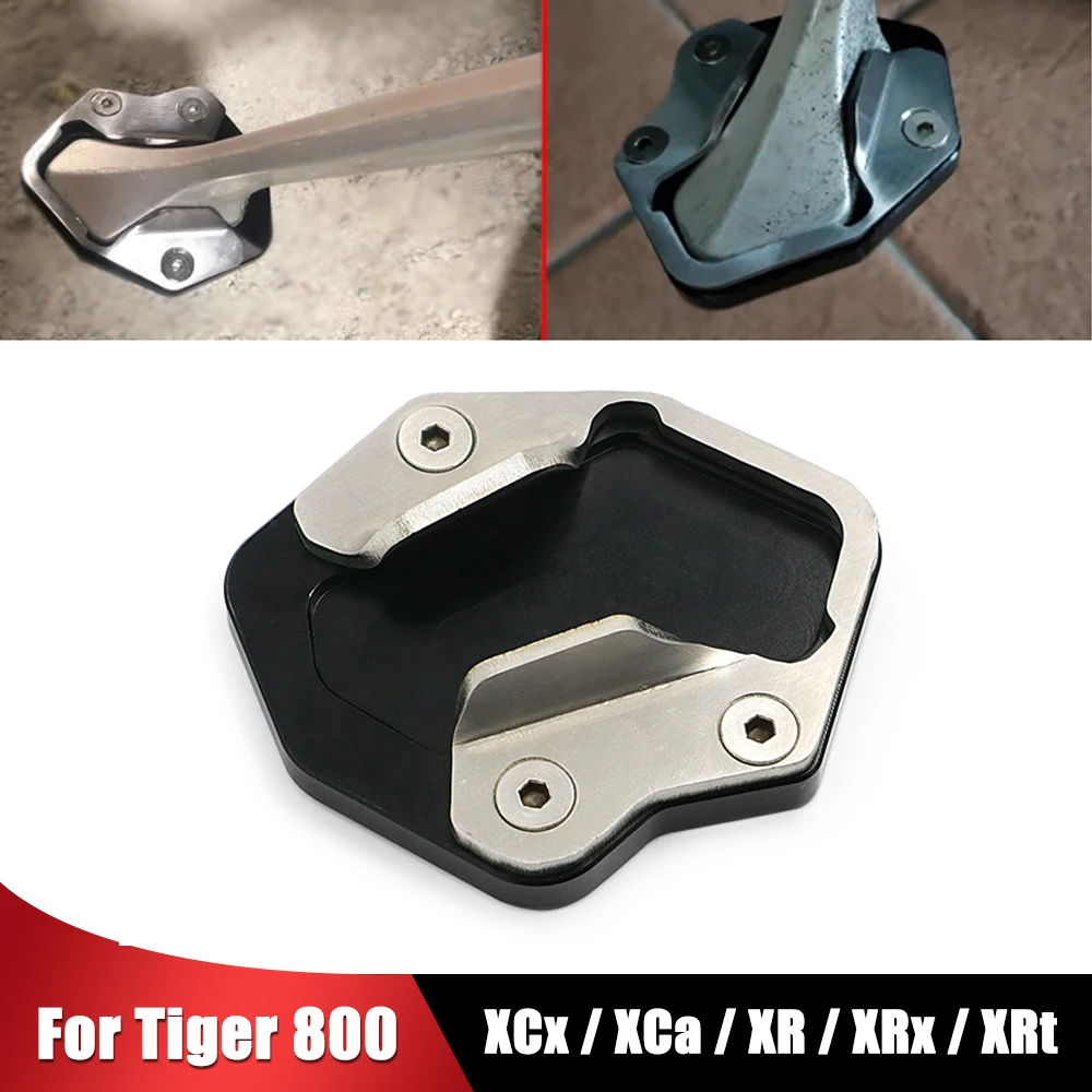 

Подставка для Tiger 800 10-14 800 XCx XCa XR XRx XRt 2015-2017, боковая подставка, поддерживающая пластина, коврик, увеличивающий удлинитель