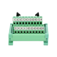 dc24v ac125v 20 pin terminal block control box breakout board transducer solenoid valve relay adapter spare parts eu