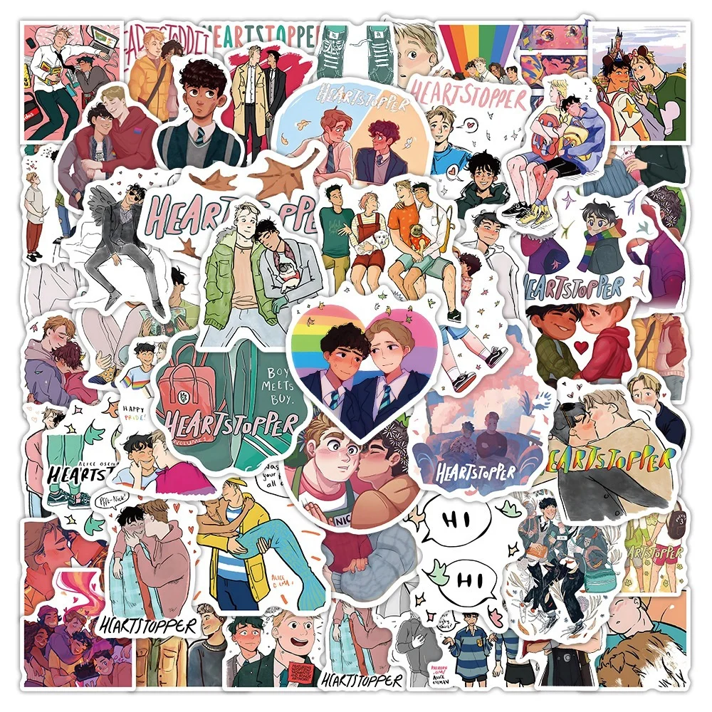 

10/30/50PCS New DIY Heart-stopping Gay Stickers Cartoon Creative Animation Kids Desk Car Chair Decoration Waterproof Wholesale