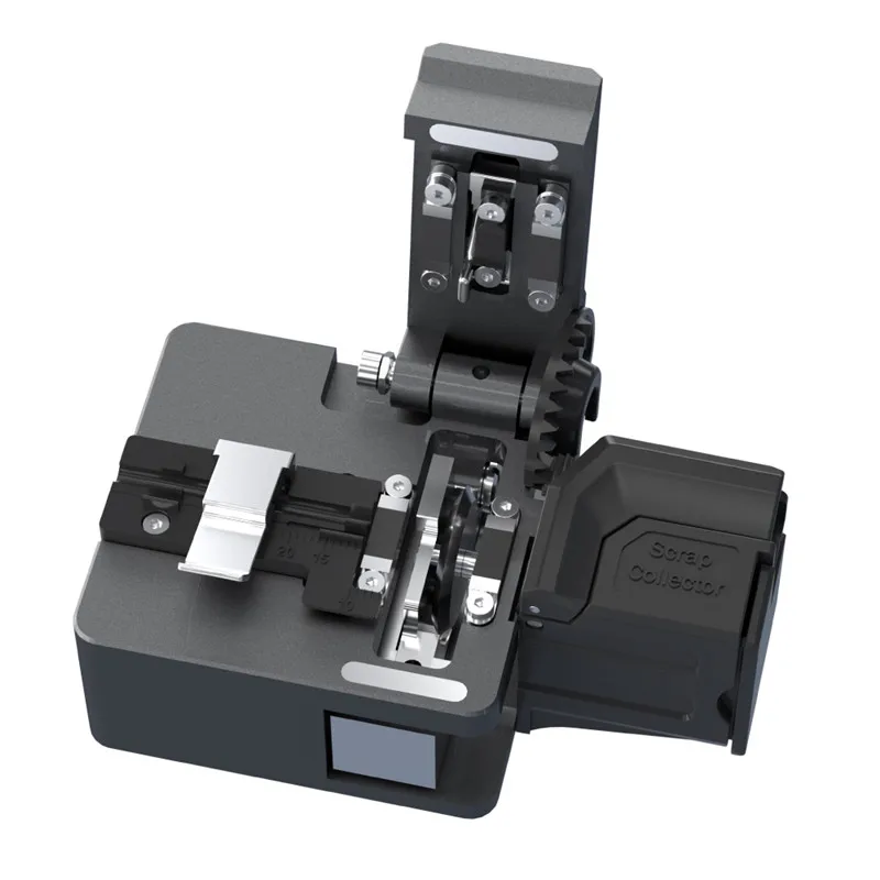 KL-21C Fiber Cleaver FTTH Optical Fiber Cable Cutting Tools Fiber Cable Cutter Knife 16 Surface Blade Metal Material