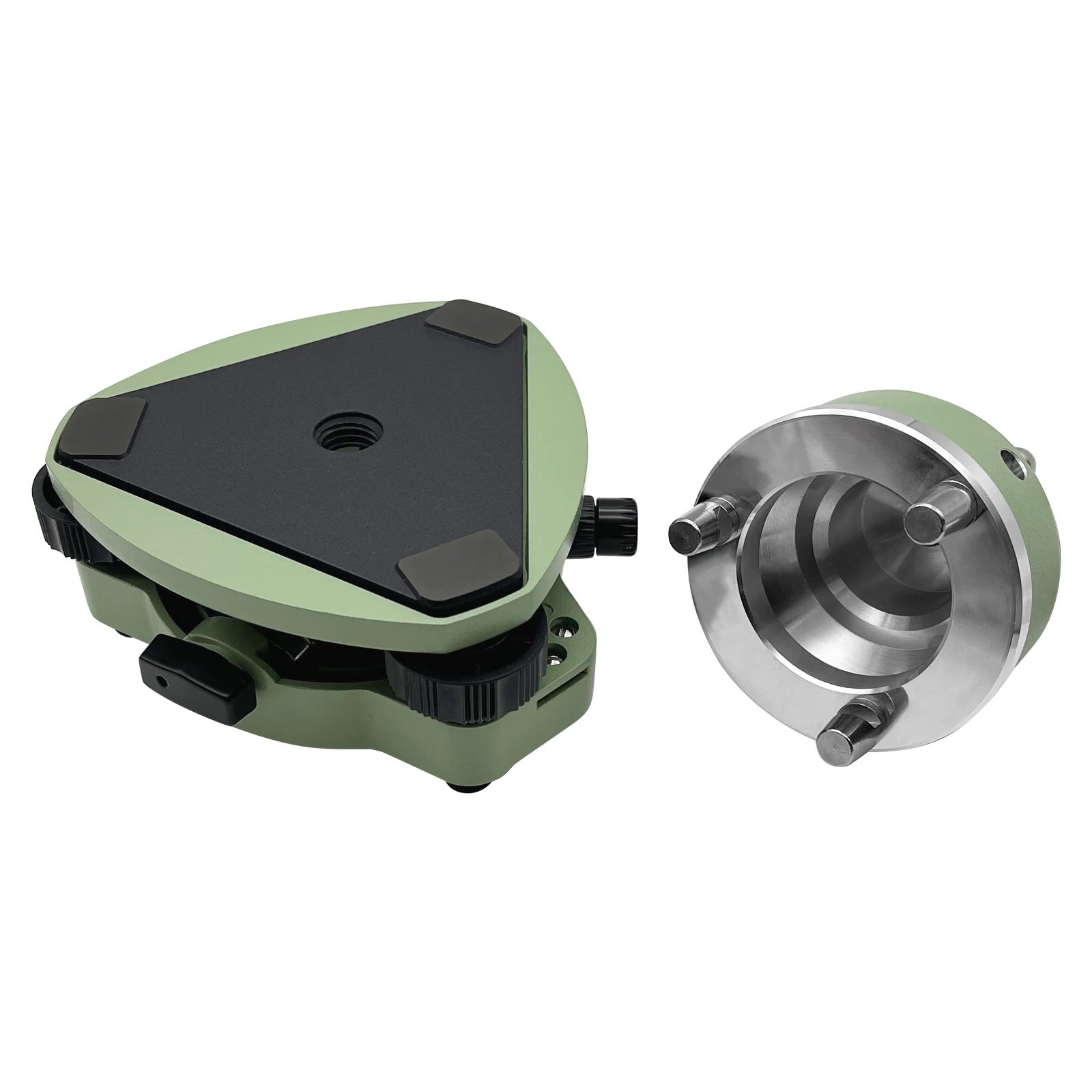 Трехкулачковый трегер с адаптером оптического отвеса для геодезического