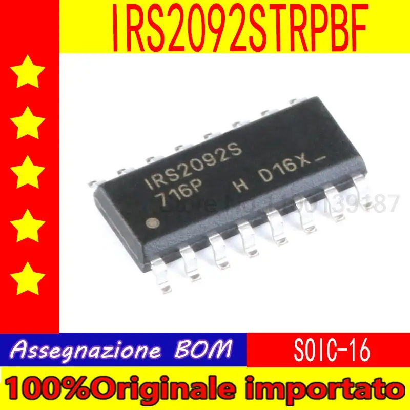 5 шт./лот мебель для дома IRS2092STRPBF SOIC - 16 высокопроизводительный аудиоадаптер с