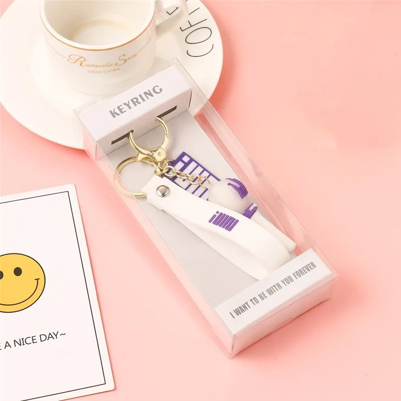 

KPOP GIDLE мягкий силиконовый резиновый брелок Lightstick брелок сумка Подвеска YUQI коллекция фанатов