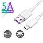 Кабель Micro USB Type-C для Xiaomi Redmi Note 9, Samsung S20, S9, мобильный телефон, 5A, кабель для быстрой зарядки, кабель для телефона
