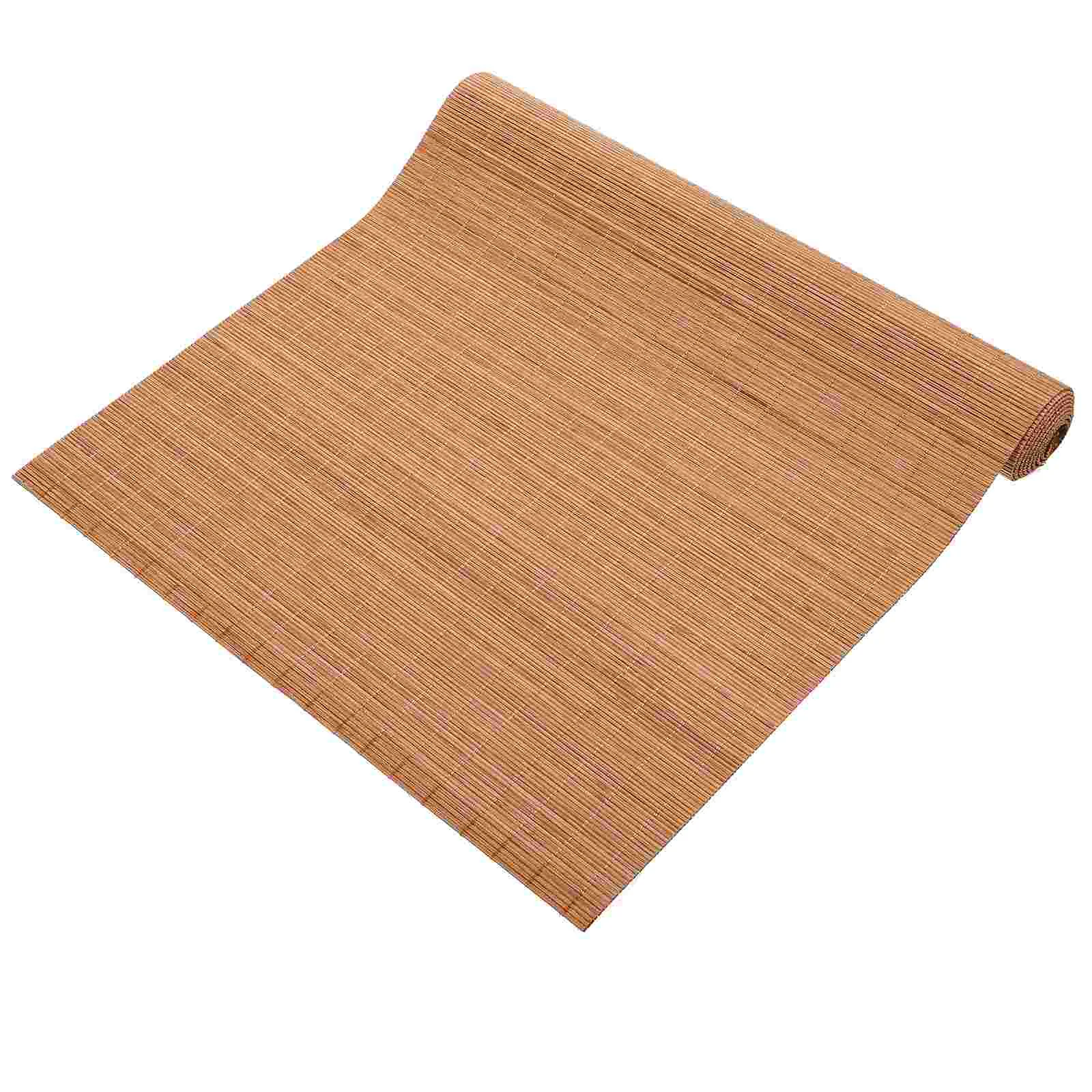 

Table Runner Tea Mat Fu Placemat Dining Wood Natural Tablecloth Rectangular Cover Placemats Woven House Rustic Curtain Covers