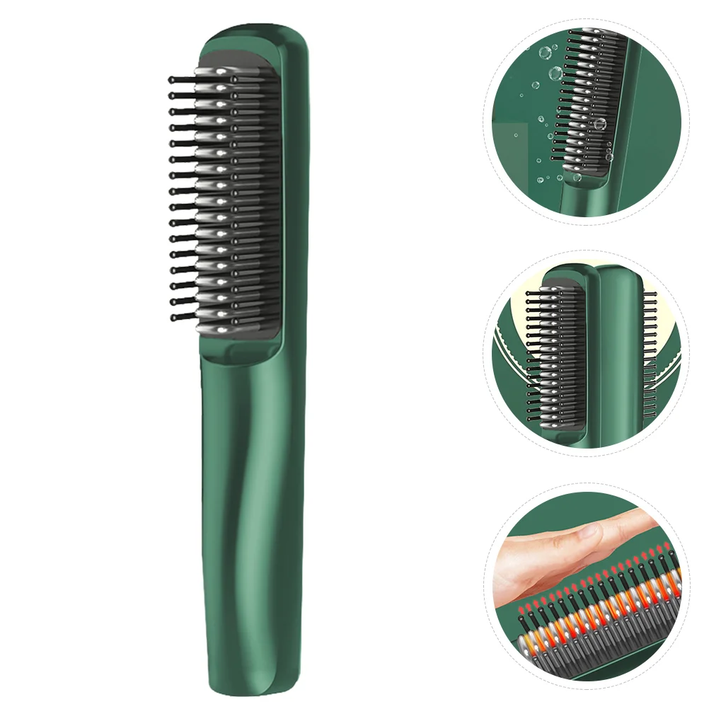 

1Pc Hair Straightener Professional Durable Safe Mustache Straightener Comb Brush