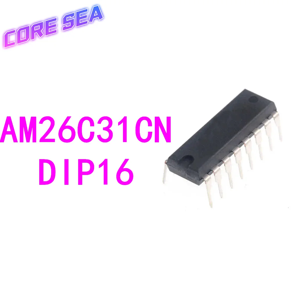 

10PCS AM26C31CN AM26C31IN inline DIP16 RS-422 interface chip