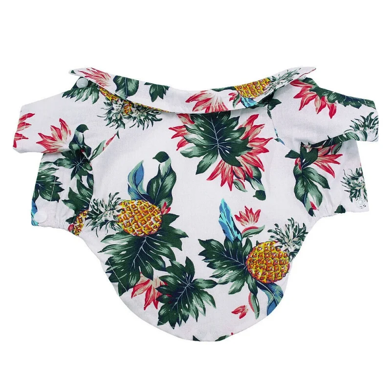 

Pet Puppy Summer Shirt Hawaiian Style Small Dog Cat Pet Clothes Vest T Shirt Beach Style for Puppy Chihuahua Ropa Perro Pug