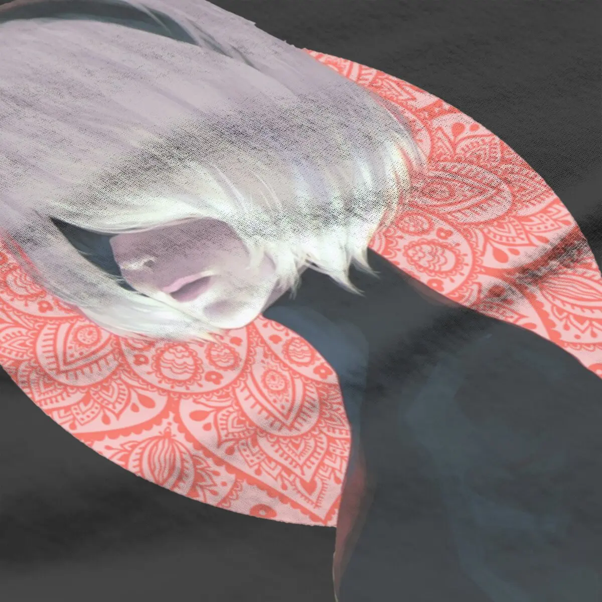 Топы NieR Automata из чистого хлопка Винтажная футболка с рисунком искусственного