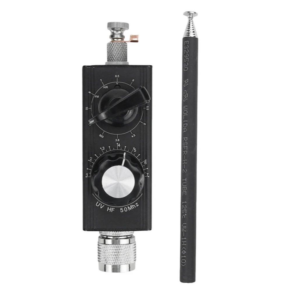 

New Mini-ANT 20W QRP Full Band HF Antenna 5MHz-55MHz Tuner with Male Connector Antenna for Transmit and Receive