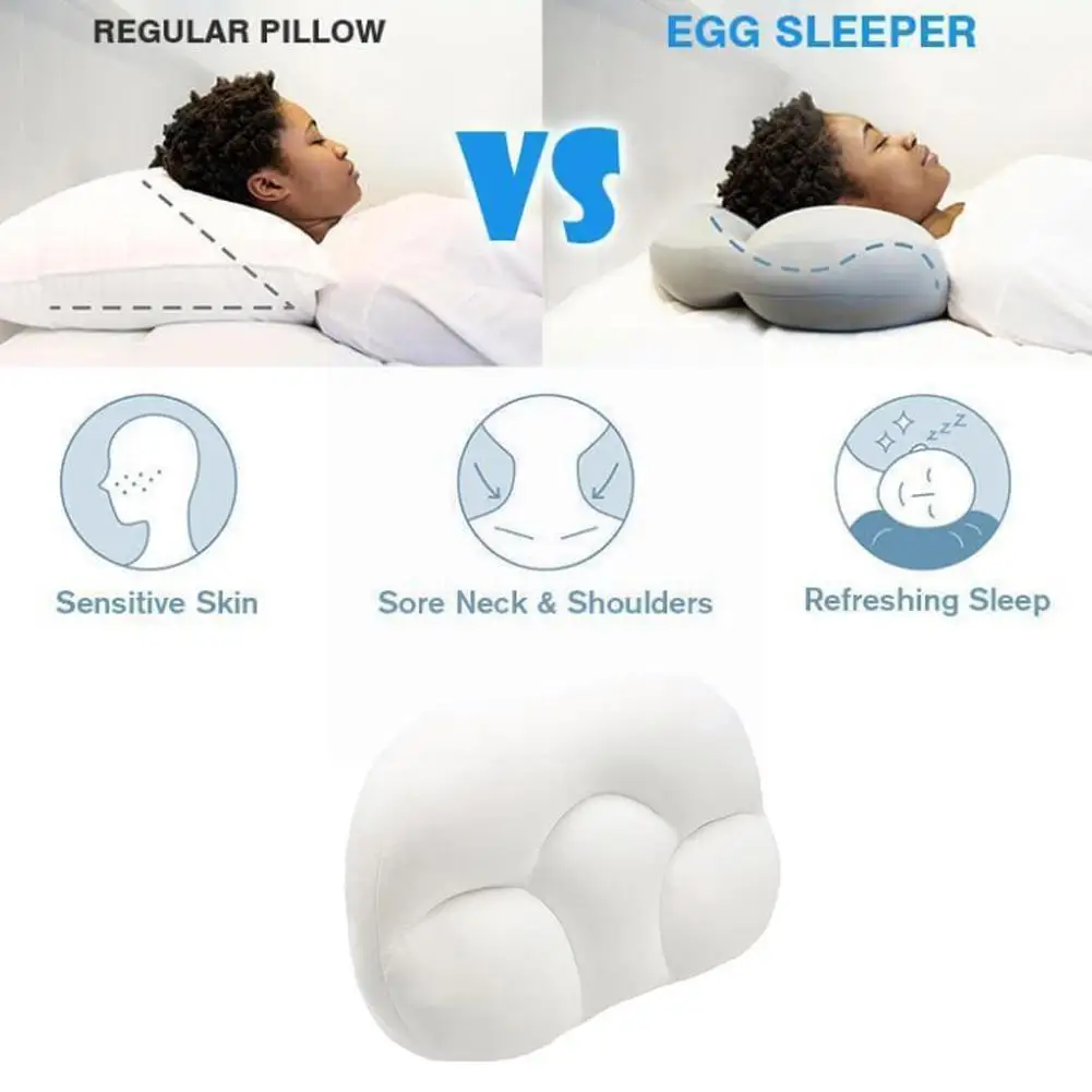 

Массажер для шеи, подушка в форме яйца из пены с эффектом памяти для сна, массажер для всего тела, Подушка для сна F8y2