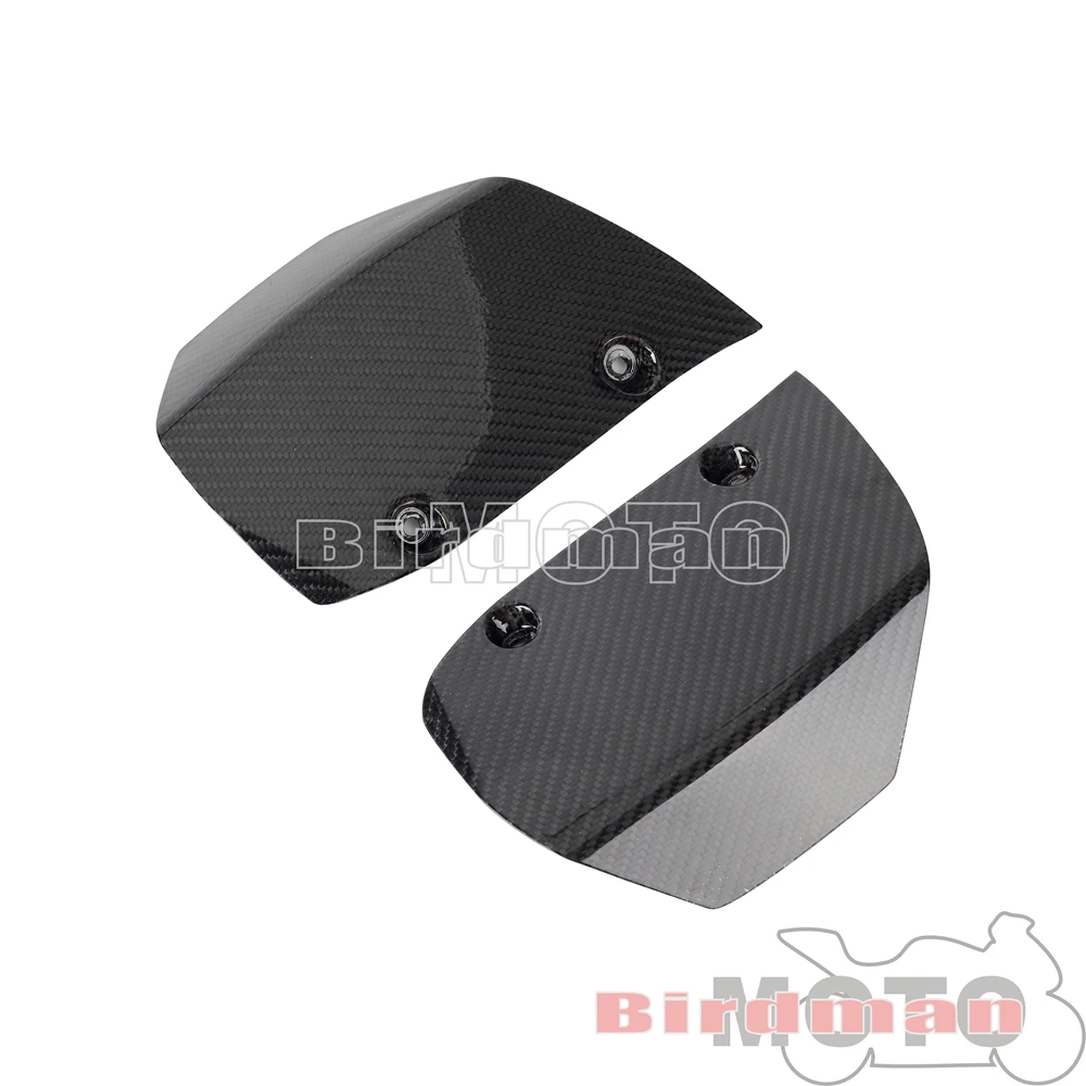 Углеродное волокно боковые расширенные экраны ветрозащитные дефлекторы для Harley