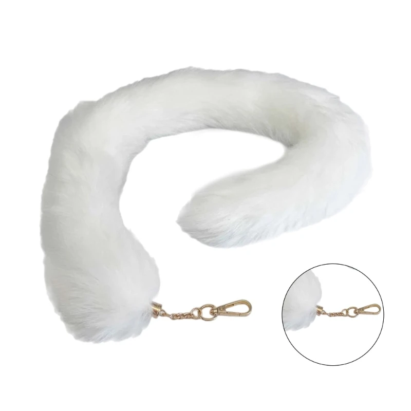 Плюшевый кулон с хвостом Kerchain милый пушистый брелок хвостами животных ювелирные