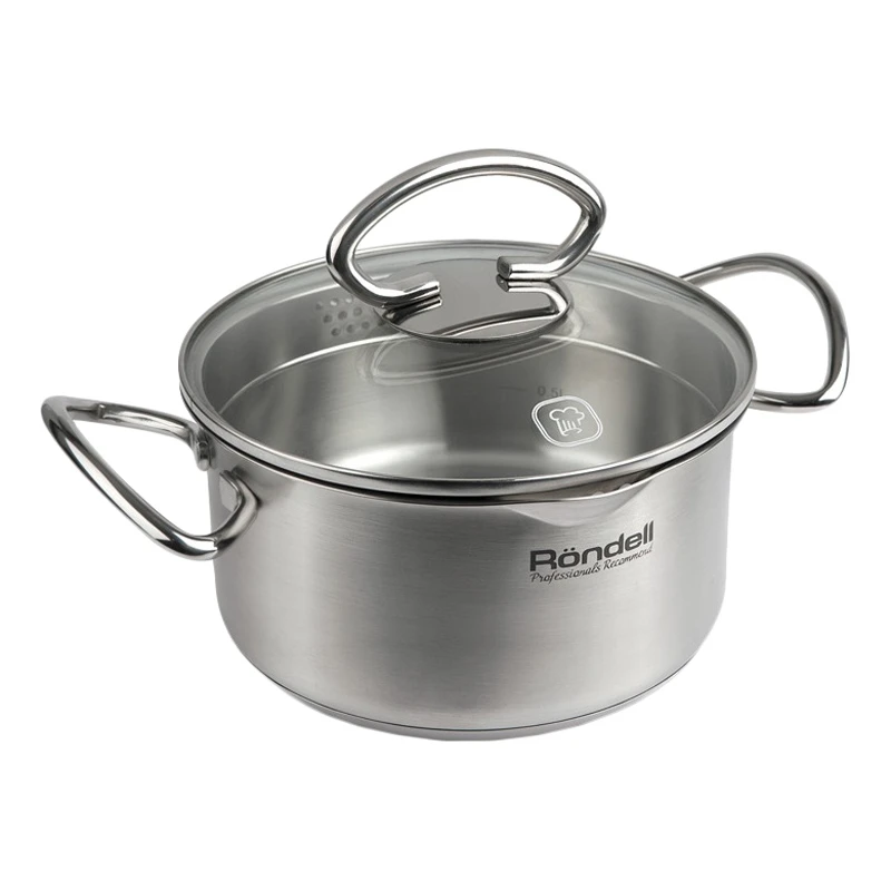 Кастрюля с крышкой RONDELL RDS 990 (Подходит для всех типов плит и духовок встроенное