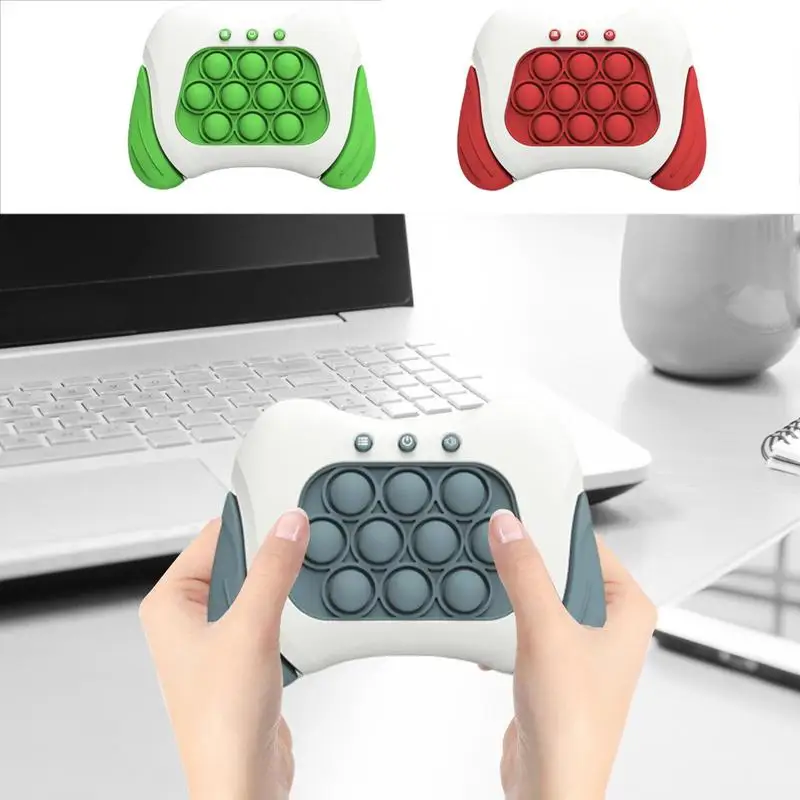 

Quick Push Bubbles Game Game Console Series Bubble Light Anti-stress Toys Adult Kids Gift With Box Drop Shipping