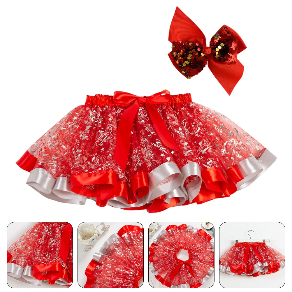 

Tutu Children's Place Girls Clothes Lovely Tulle Skirt Clothing Bubble Mesh Christmas Decorative Skirts
