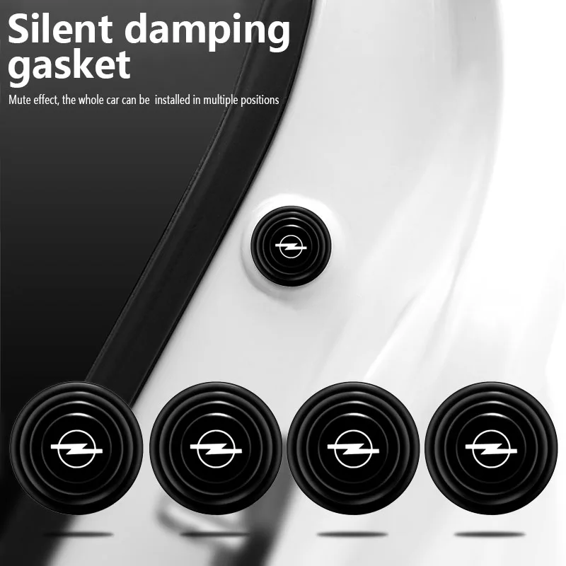 

New Car Door Shock Absorption Sticker Trunk Cushion Sticker For Opel Astra j Insignia Astra g Corsa Zafira b Mokka Vivaro Meriva
