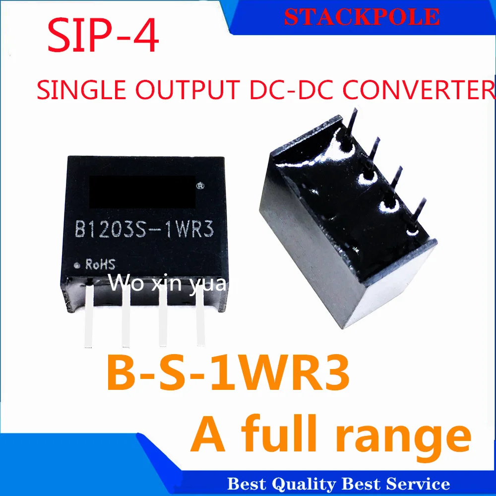 

(2pcs) B1203S-1WR3 B1205S-1WR3 B1209S-1WR3 B1212S-1WR2 B1203S B1203S B1203S B1224-1W B1203-1W B1205S-1W SIP4 SIP-4 1W DC/DC