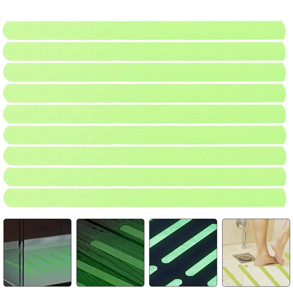 

24 Pcs Anti-slip Stickers Waterproof Anti-skid Stripe Non-skid Tape Warning Security Stair Treads Safety Peva