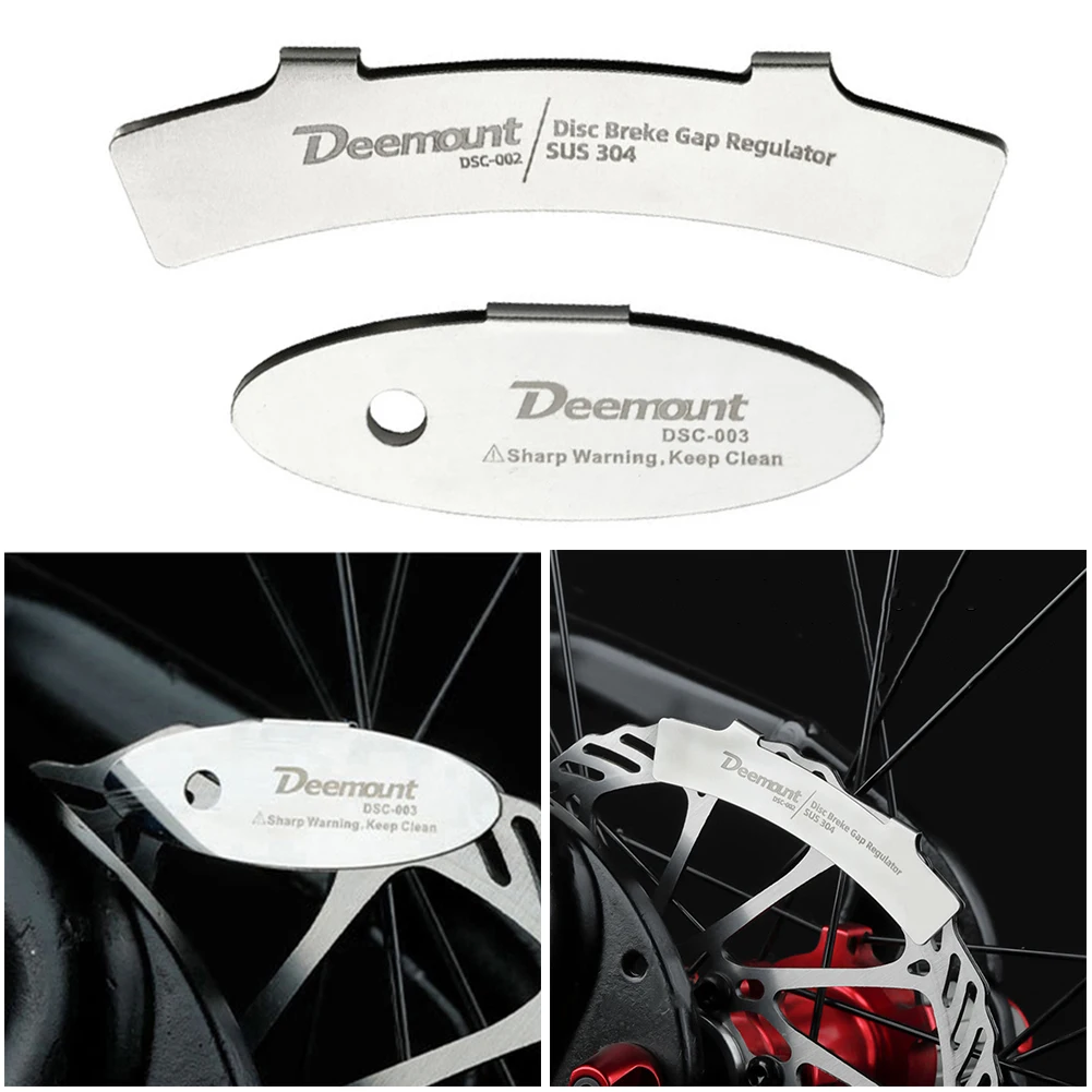 

4 Set Disc Brake Pads Adjusting Metal MTB Bike Brake Adjustment Tool Cycling Accessories Bicycle Brake Pads Rotor Alignment Tool