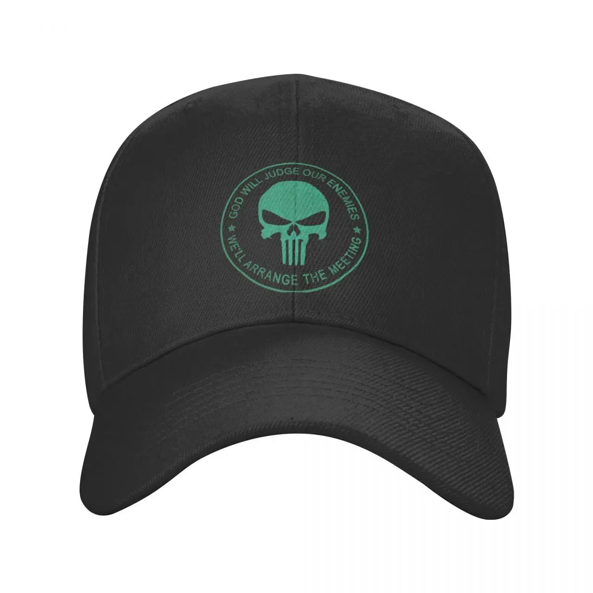 

New God Will Judge Our Enemies We Will Arrange The Meeting Baseball Cap Men Women's Adjustable Skull Skeleton Art Dad Hat Summer