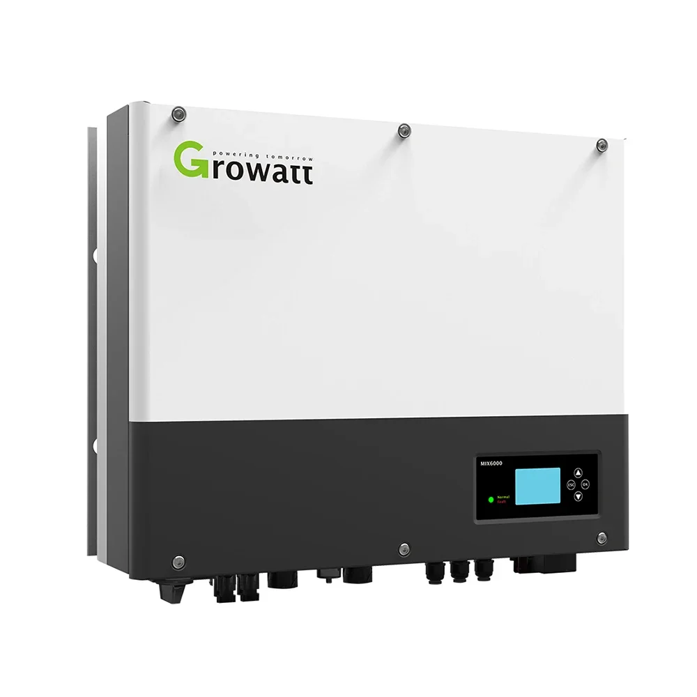 

New Generation Growatt SPH 3000-6000TL3 BH-UP 3KW 5KW 6KW Split UPS on And Off Grid Solar Hybrid Inverter with WIFI for Home
