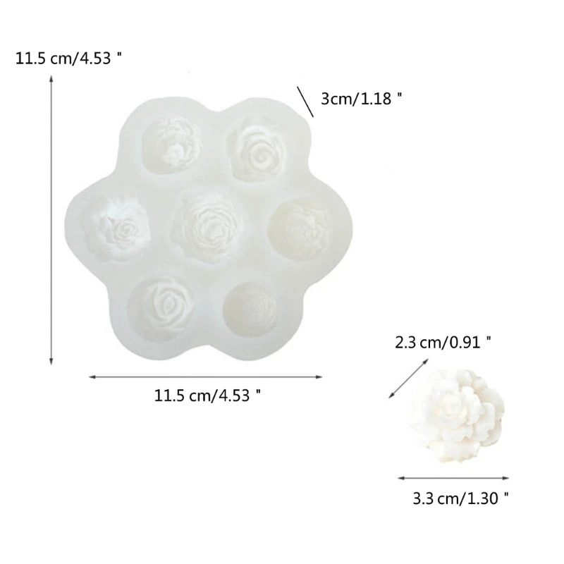 Маленький цветок смоляная форма серьги ожерелье кулон силиконовая сделай сам