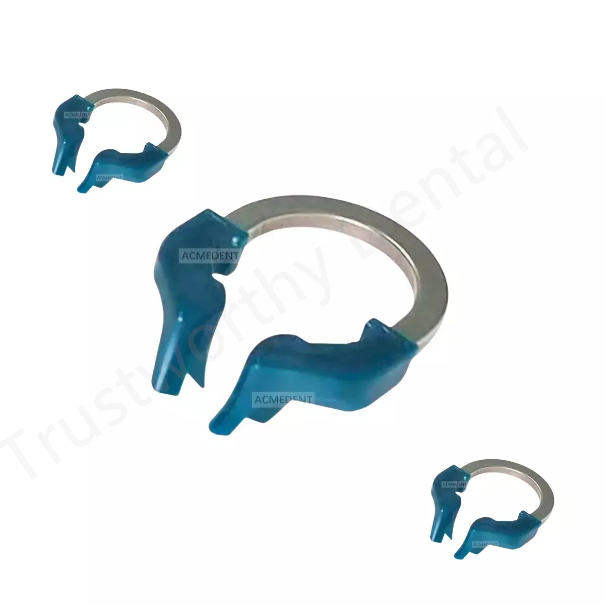 Новая Стоматологическая секционная матрица узкое синее кольцо титановый зажим