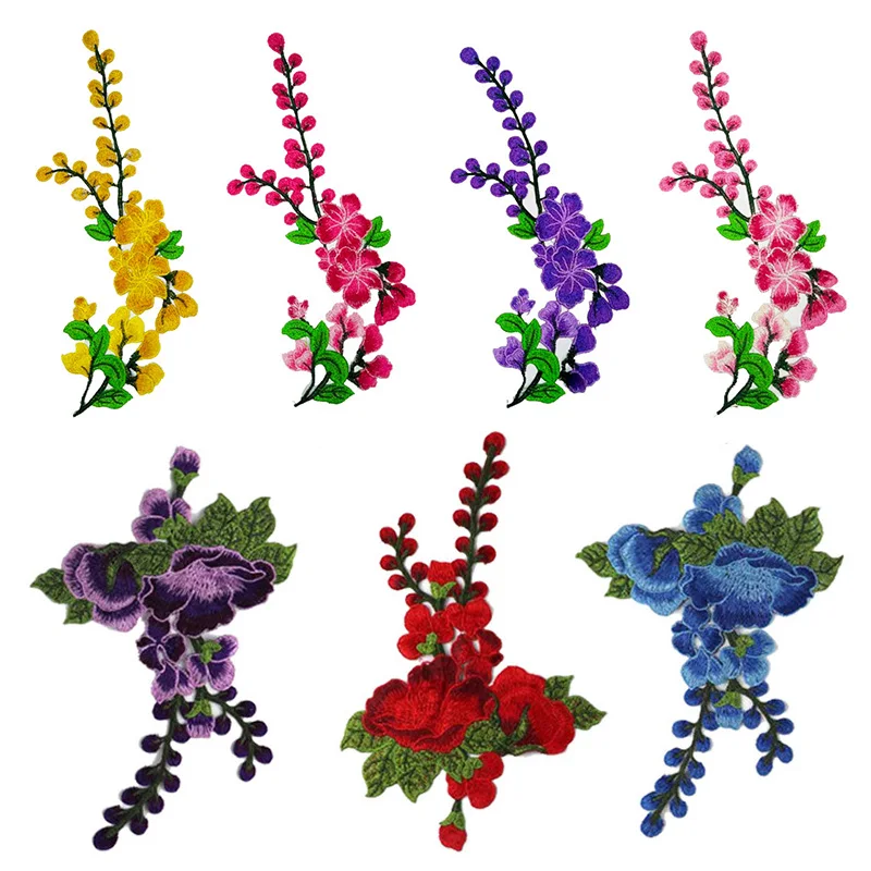 

Embroidered DIY Decor Patch Applique Flower Sewing Supplies