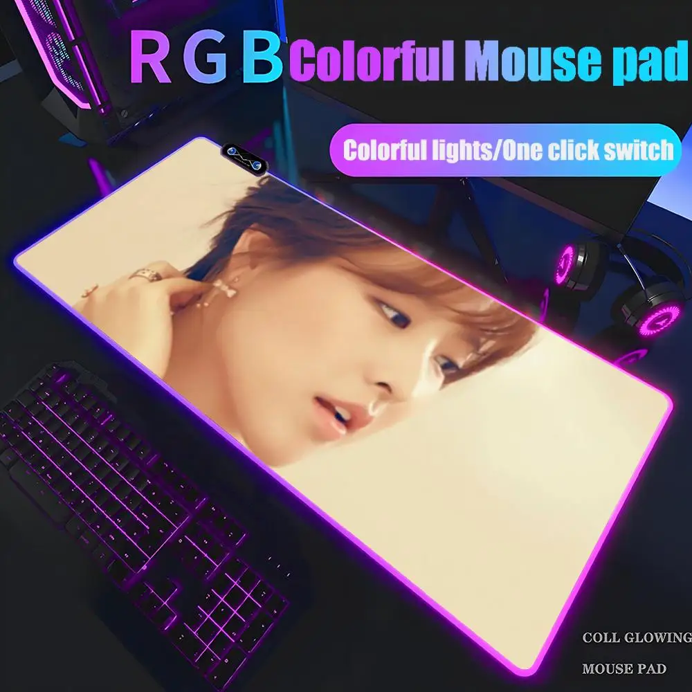 Коврик для мыши park bo-young XXL RGB коврик Kawaii игровые аксессуары компьютерная