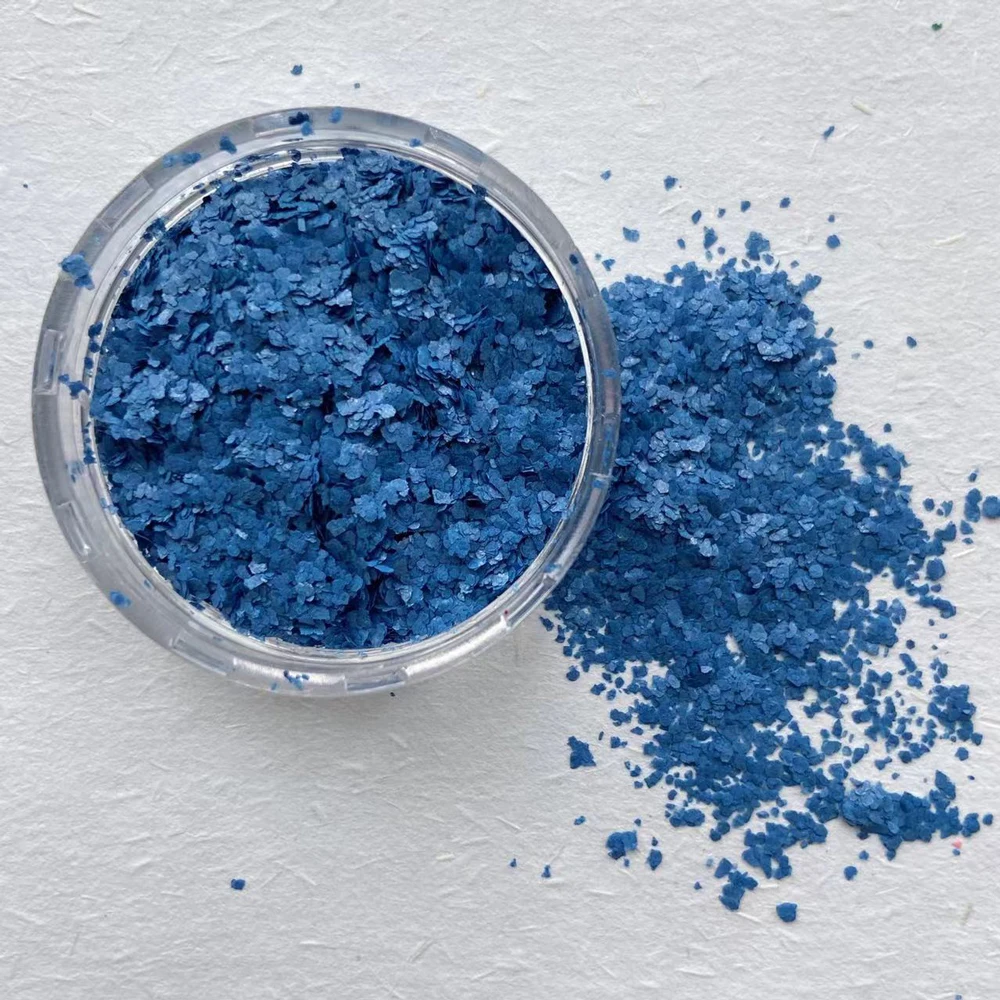 Натуральные дневные хлопья Блестящий цветной перепелок порошок из яичной