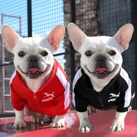 warm dog clothes fashion pet sweatshirt with zipper for small large dogs clothing corgi bulldog yorkies coat pet costumes