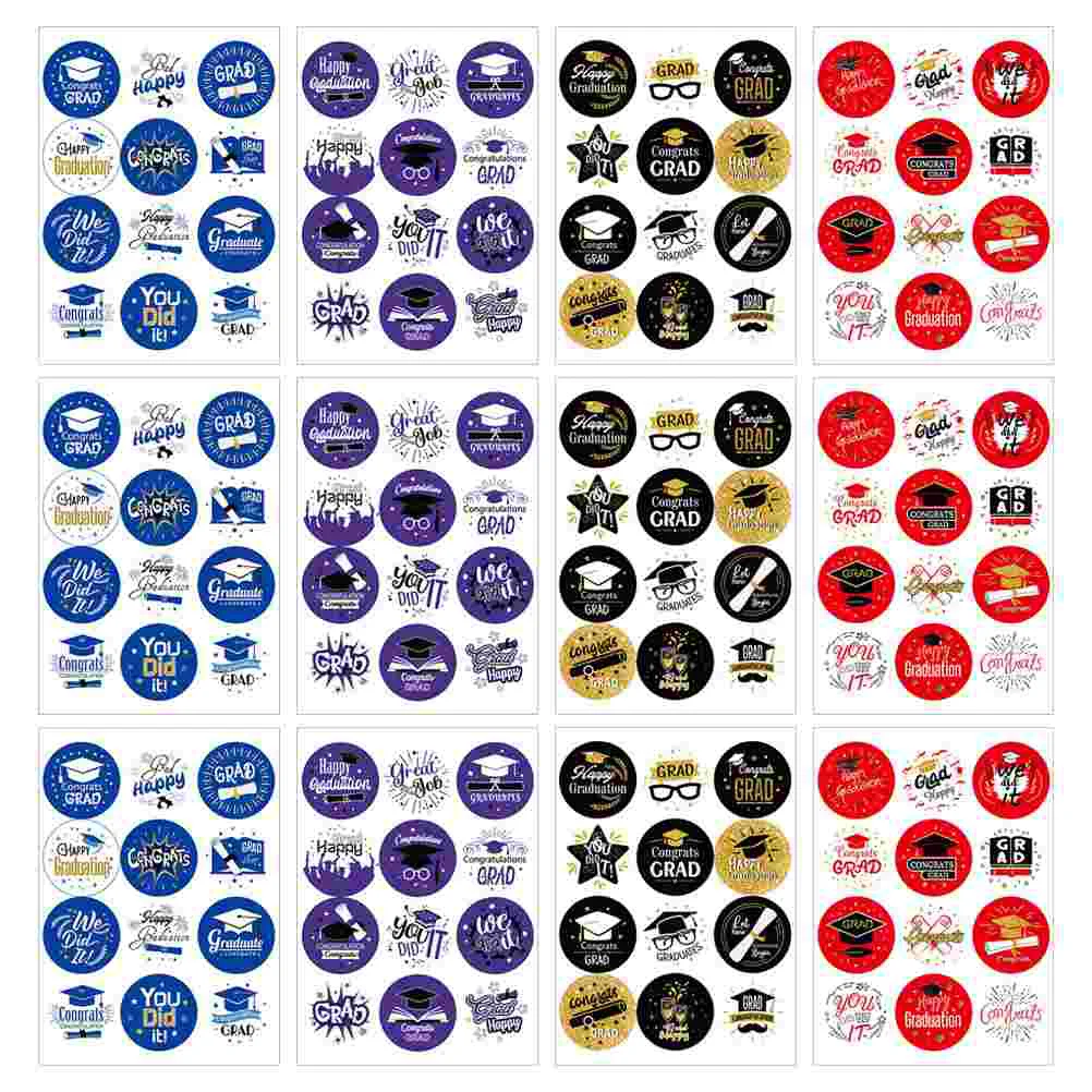 

24 листа, декоративные этикетки для выпускного торта