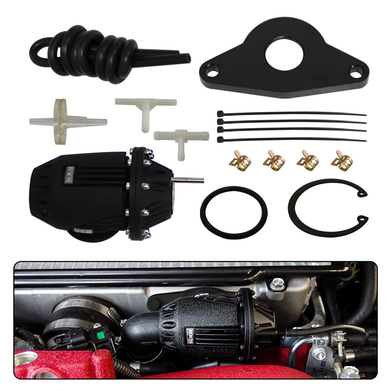 Фото SSQV выдувной клапан + комплект адаптера фланеца Bov для Subaru Impreza WRX 02-07 STI 02-14 №2