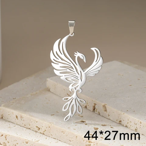 Dawapara Подвеска Феникс из нержавеющей стали