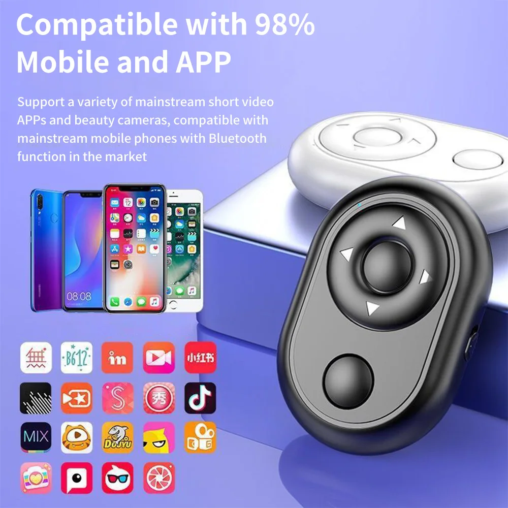 Мини беспроводной Bluetooth-совместимый пульт дистанционного управления затвором