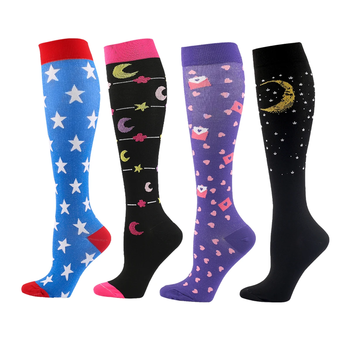 Latest Cycling Nylon Compression Socks Nurse Men's Running Varicose Veins Diabetes Marathon Men's Socks Outdoor Sports Socks