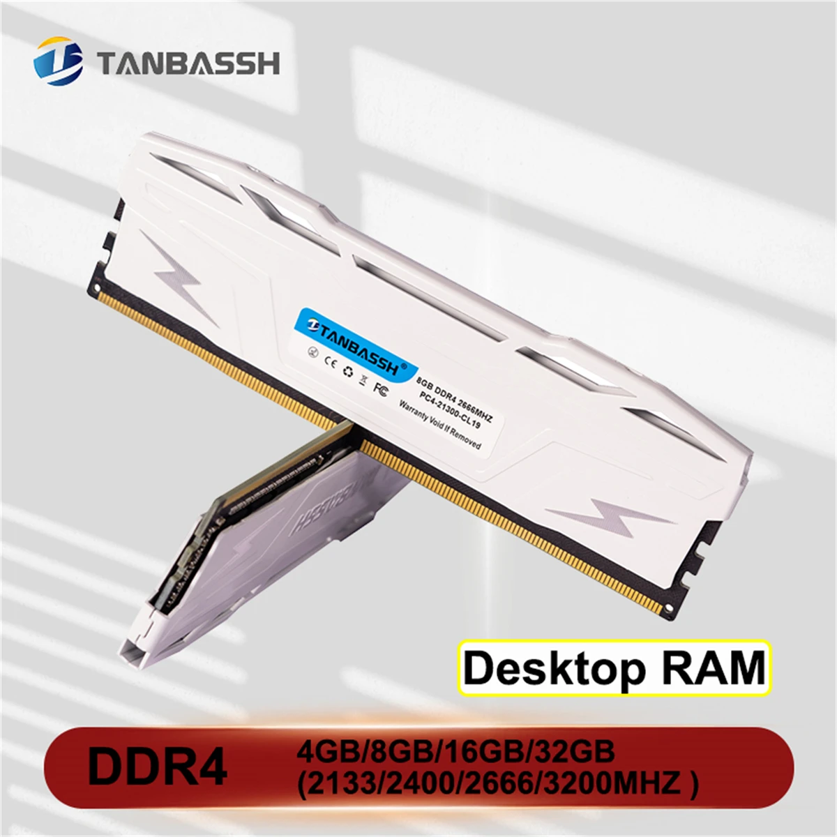 

Оперативная память TANBASSH DDR4 для компьютера, 4 ГБ, 8 ГБ, 16 ГБ, 2133, 2400, 2666, 3200 МГц