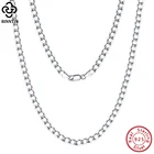 Ожерелье-цепочка унисекс из серебра 925 пробы, 5 мм