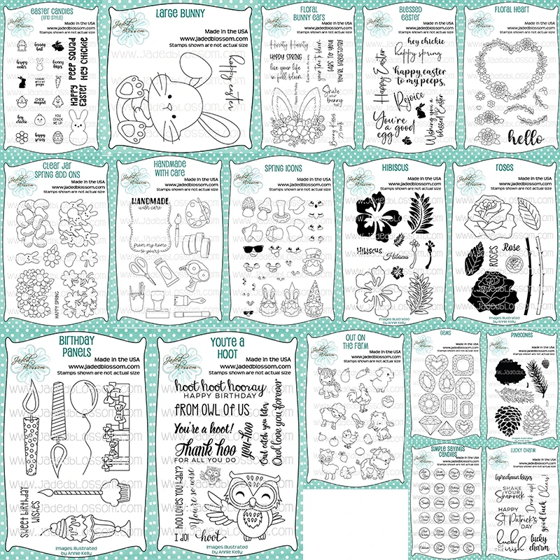 Jadedblossom Animal Flower Metal Cutting Dies Stencil and Stamp for DIY Scrapbooking Photo Album Decorative Embossing Paper Card |