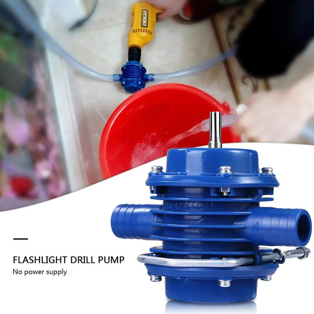 

Electric Drill Pump Portable Mini Hand Self-priming Liquid Pump Diesel Centrifugal High Pressure Home Gadgets