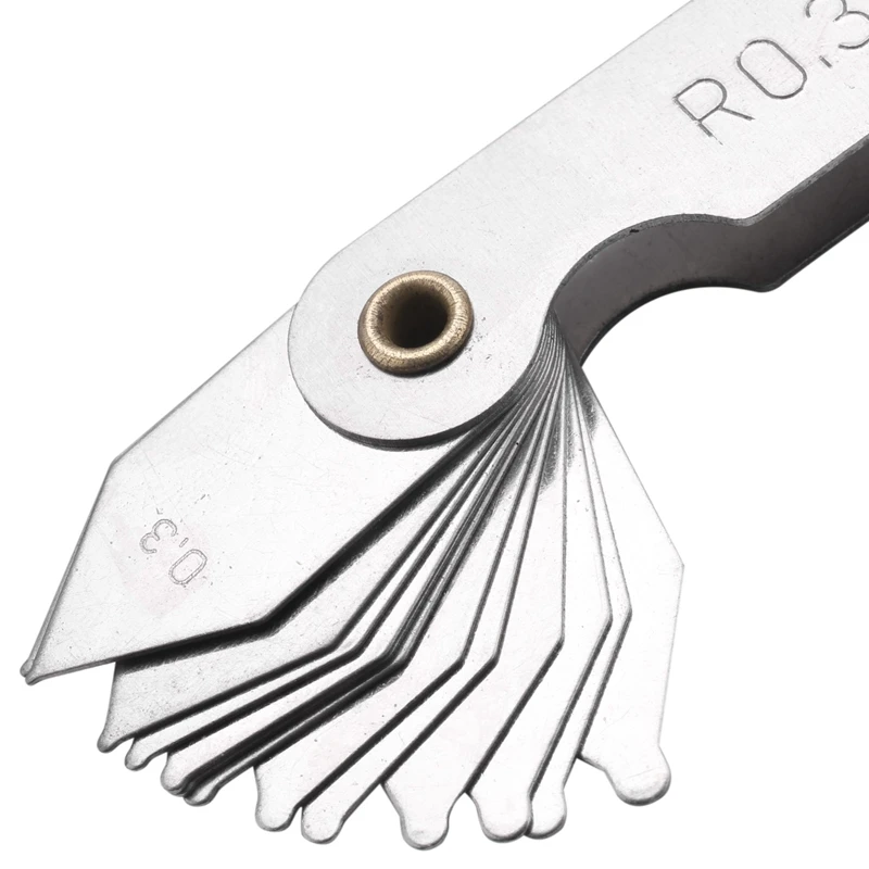 Набор измерительных радиусов 8 шт. приборов радиуса из нержавеющей стали