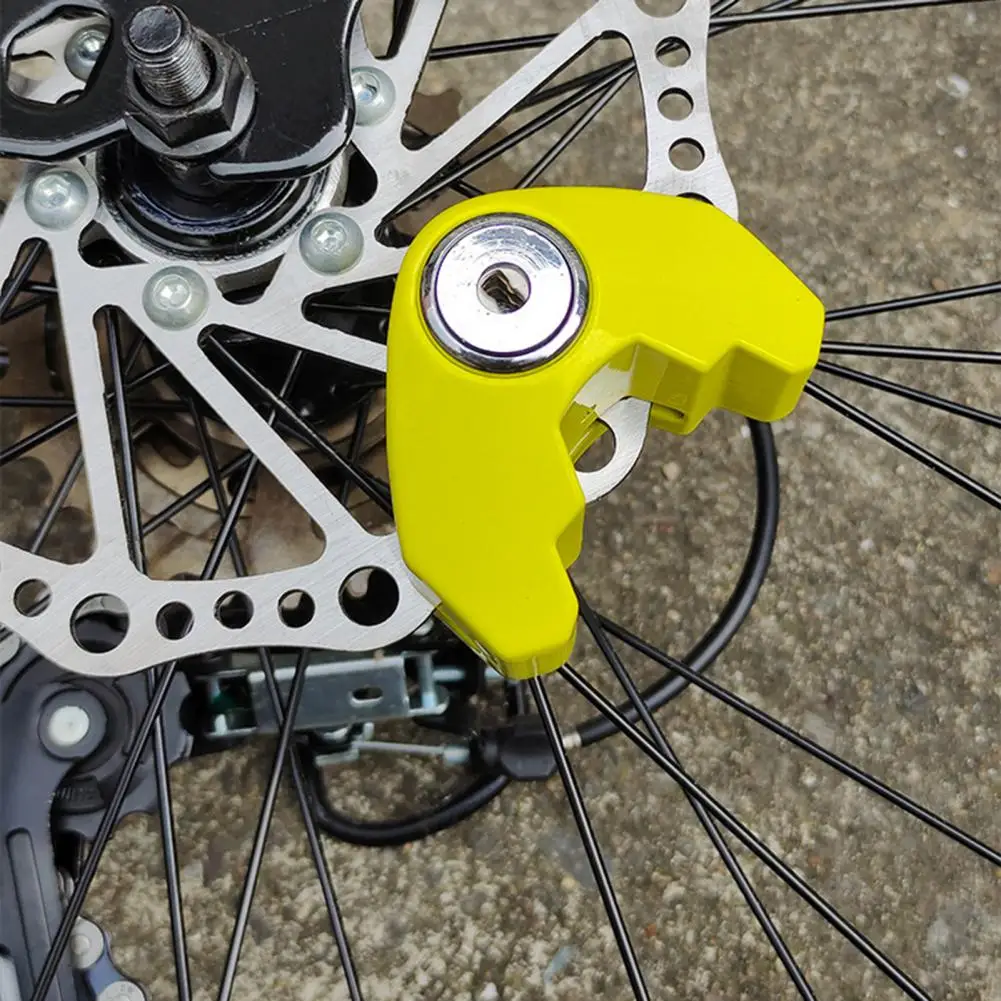 Практичный замок для дискового тормоза мотоцикла портативный мини-замок с