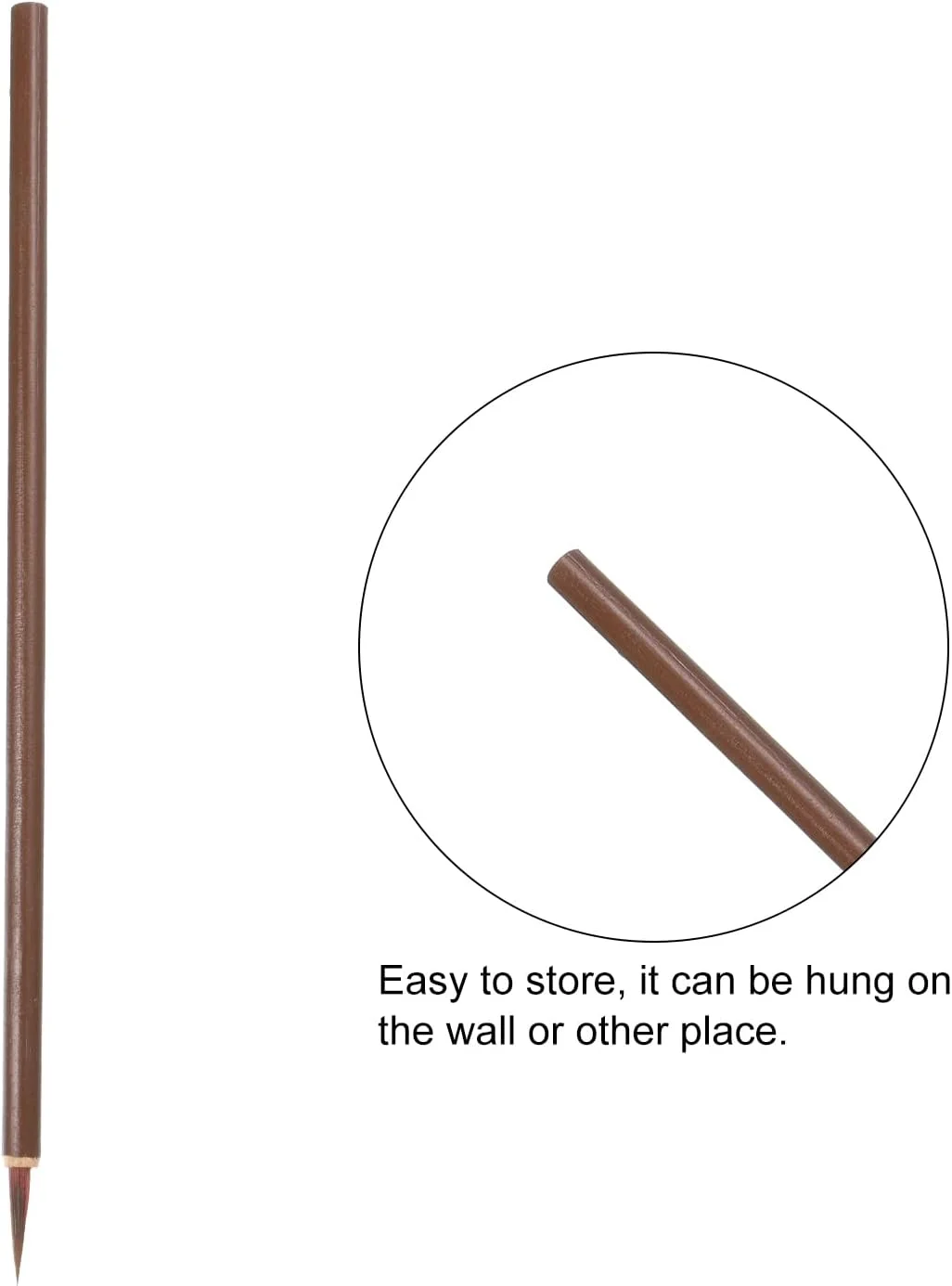 Набор Кистей Для Китайской Каллиграфии 6 Шт. С Крючком Ручкой Рисования