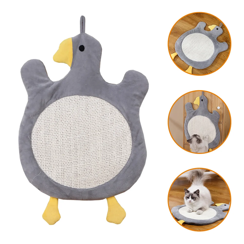 

Lint Duck Shaped Cat Scratcher Hanging Kitten Scratcher Household Cat Scratching Board